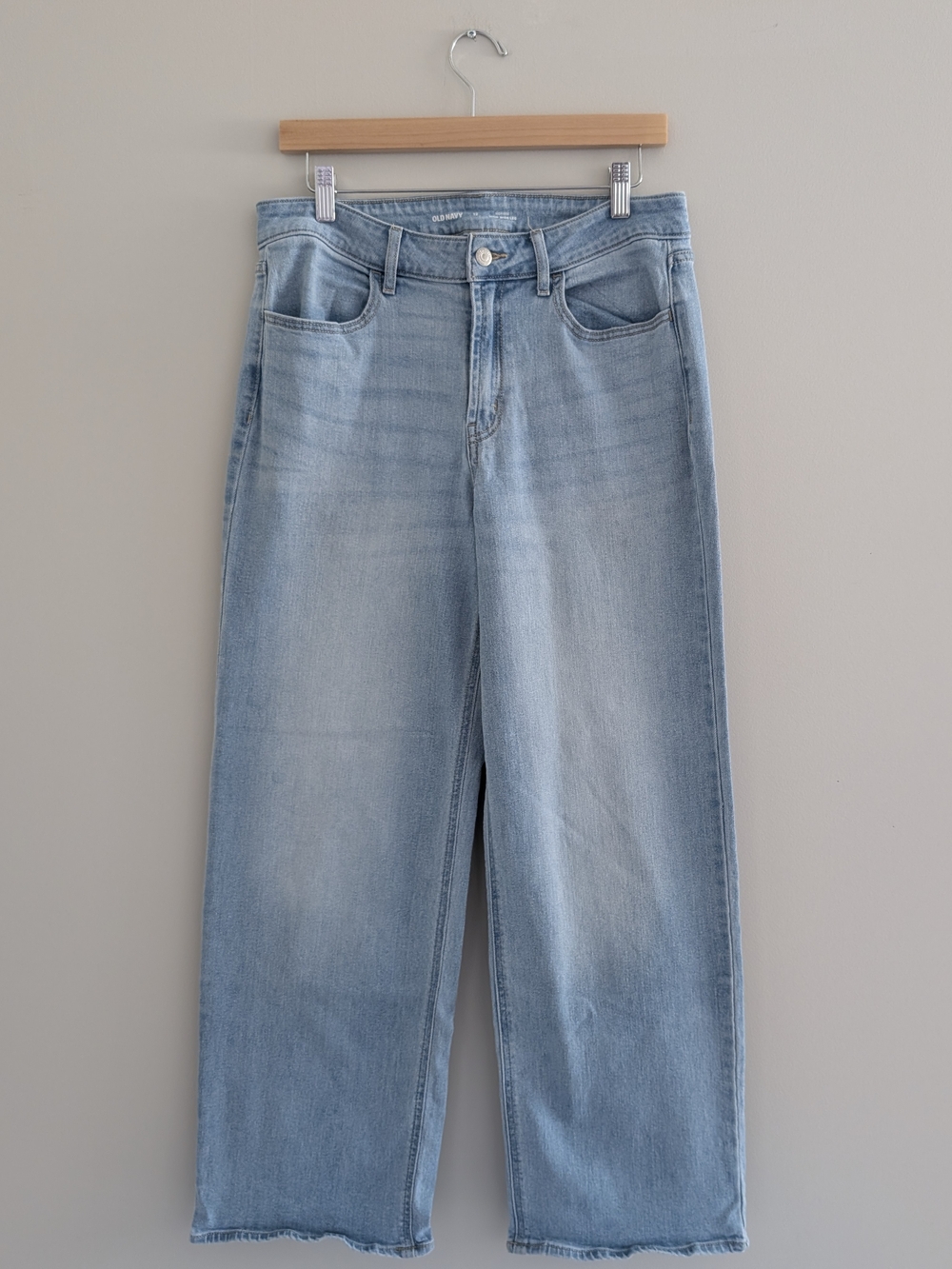 Old Navy Women’s Light Blue High-Rise Wow Wide-Leg Jeans